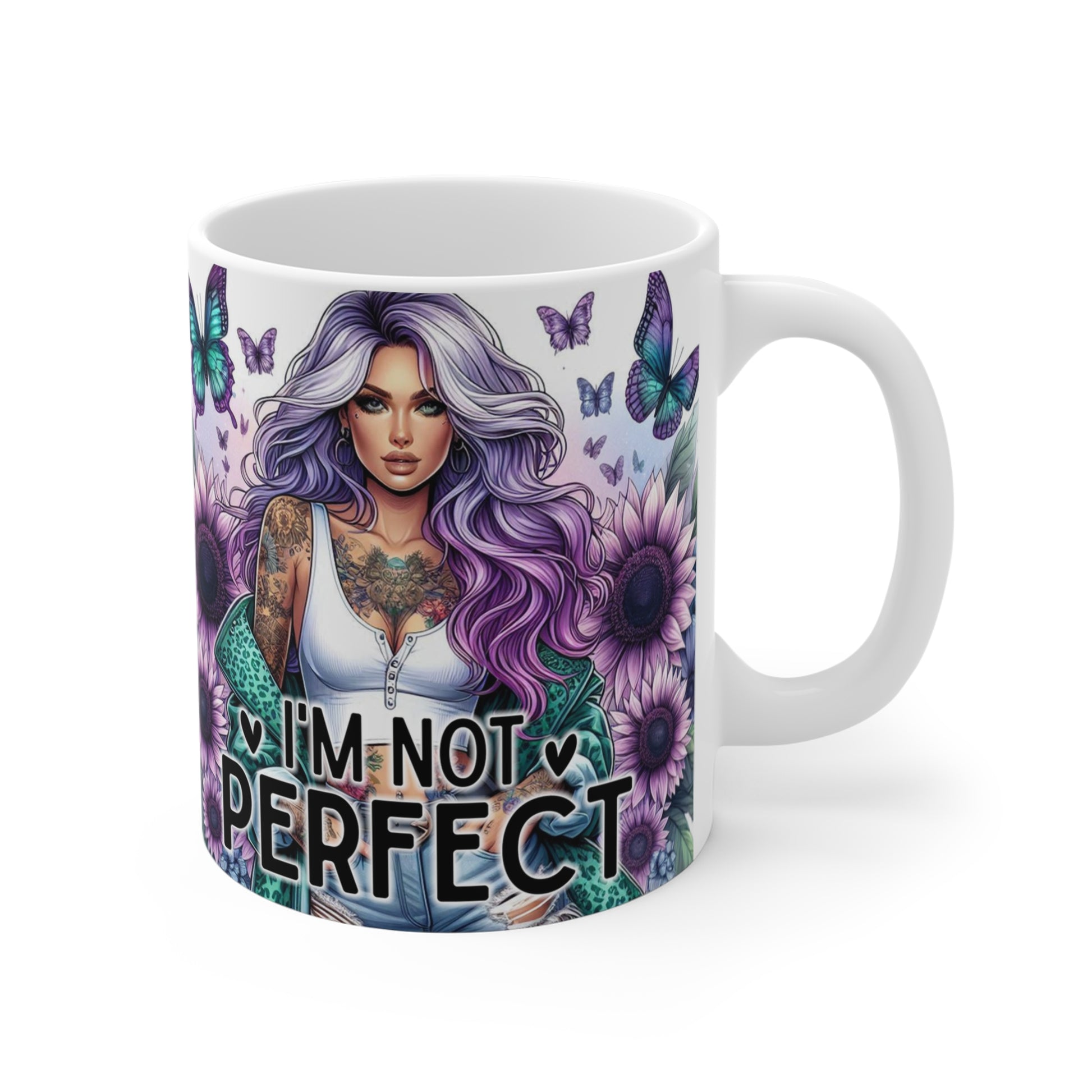 Not Perfect Affirmation Mug